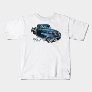 1950 Ford F1 Rat Rod Pickup Truck Kids T-Shirt